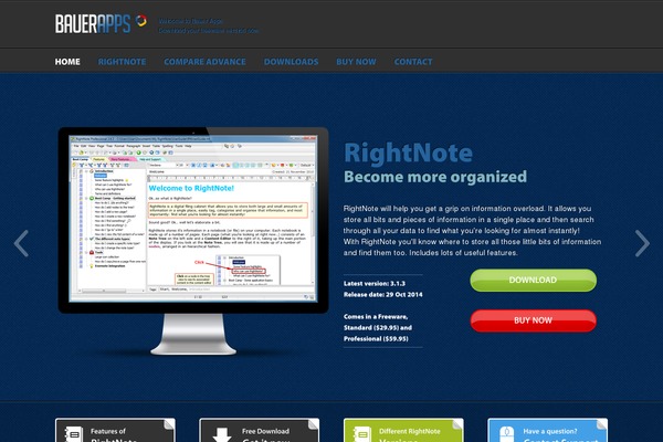 Aspiration theme site design template sample