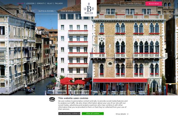 Bauer theme site design template sample