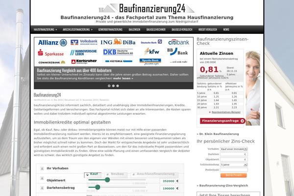 Advance theme site design template sample