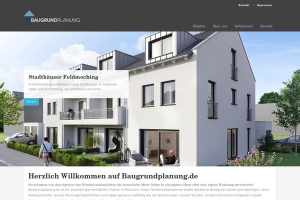 Realhomes Child theme site design template sample