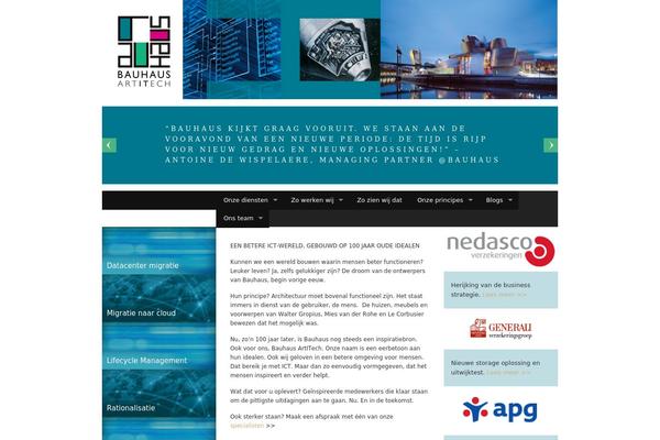 Bauhaus website example screenshot