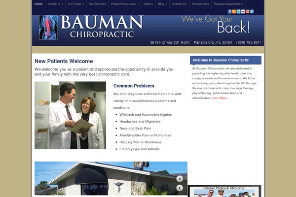 Spectrum theme site design template sample