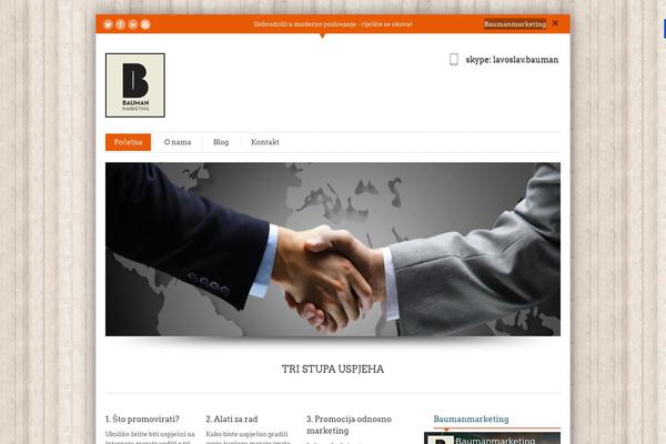 InfoWay theme site design template sample