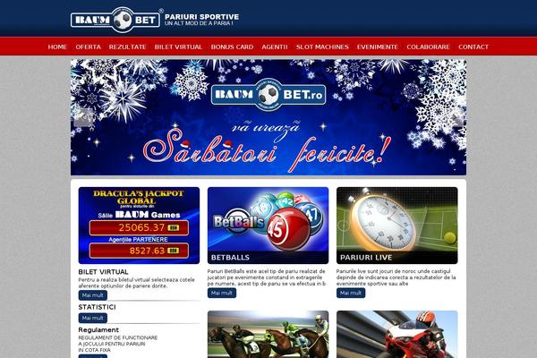 Bet theme site design template sample