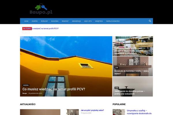 Site using Td-standard-pack plugin