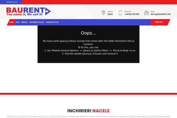baurent.ro site used Constructorone