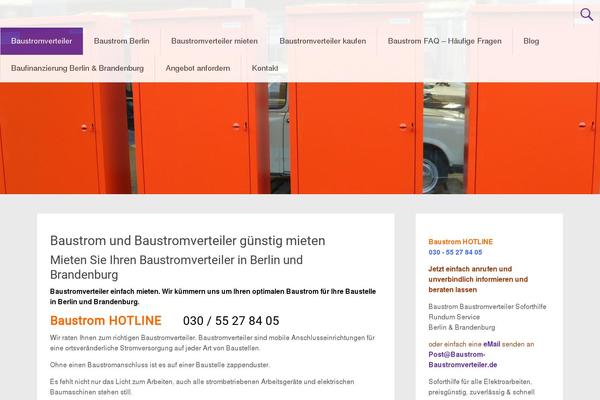 Radiate theme site design template sample