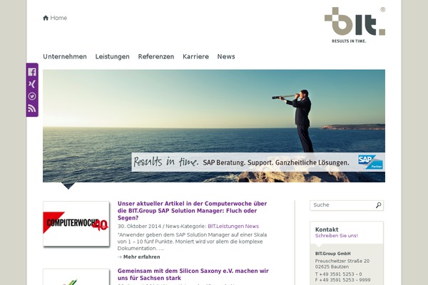 Itelligence theme site design template sample
