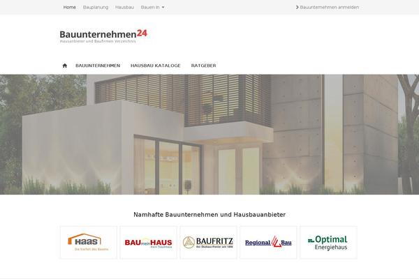 bauunternehmen24.net site used Newsplus Child