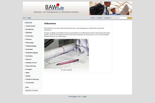 Portal theme site design template sample