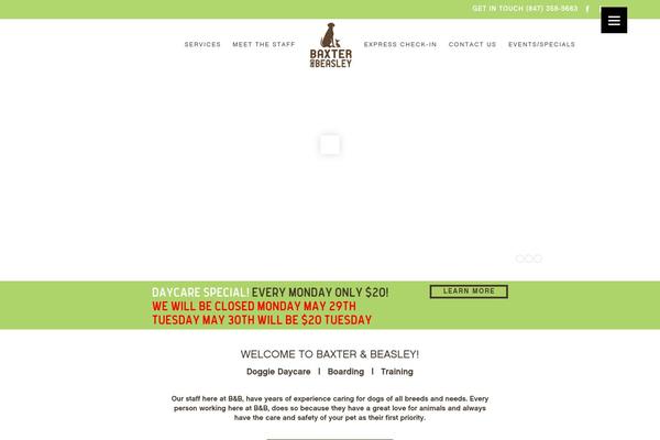 Stockholm Child theme site design template sample