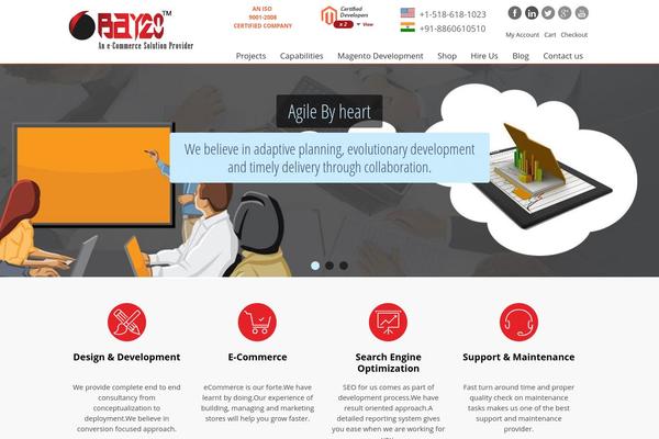 Site using WP Parallax Content Slider plugin