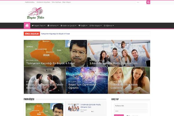 Sahifa theme site design template sample