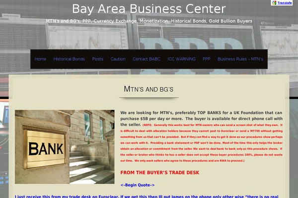 Site using Wp-gbcf plugin