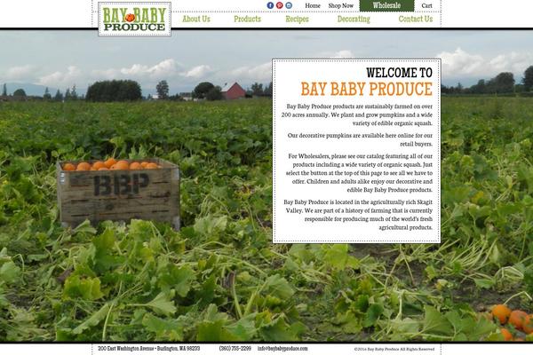 baybabyproduce theme websites examples