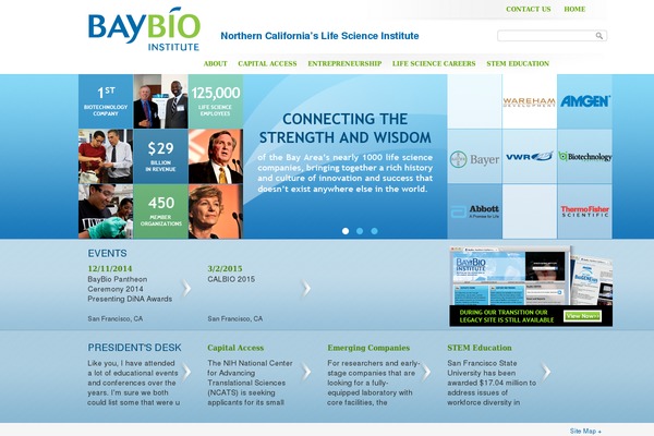 baybioinstitute.org site used Baybio