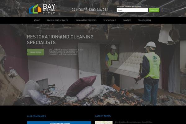Bbg theme site design template sample