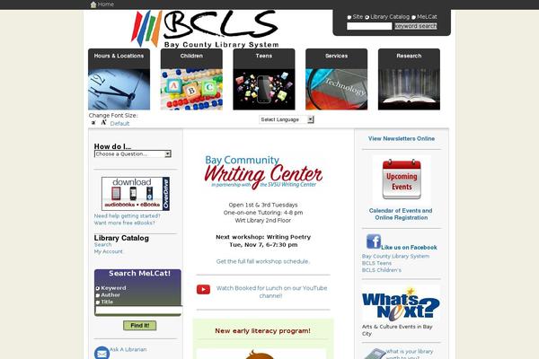 Site using WP-chgFontSize plugin