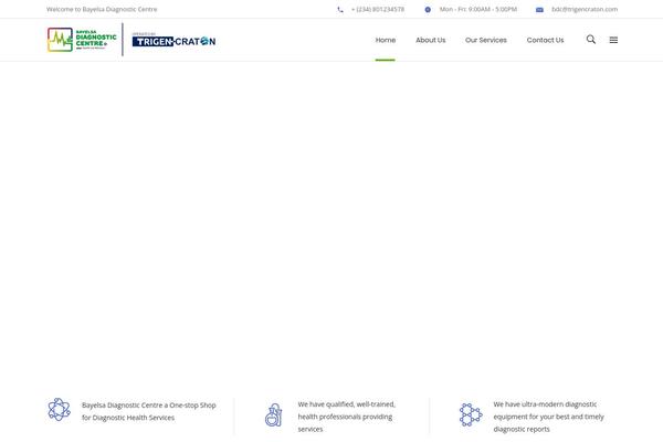 MediClinic theme site design template sample