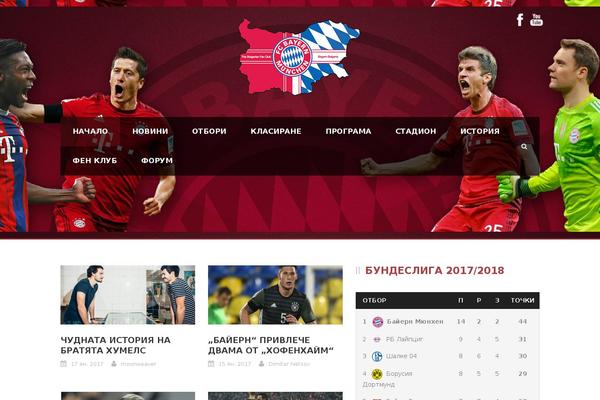 Site using Goodlayers-soccer plugin