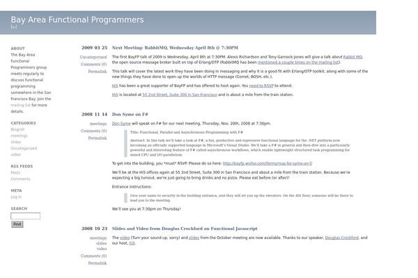 Barthelme theme site design template sample