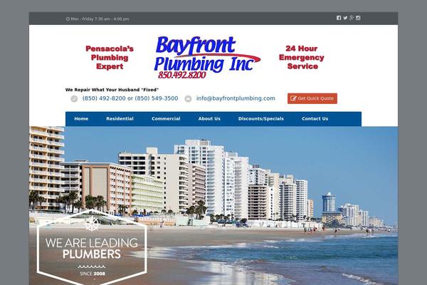 Plumber-theme theme site design template sample