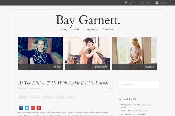 baygarnett.com site used Handbook