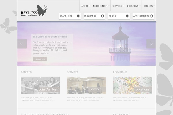 Clarion theme site design template sample