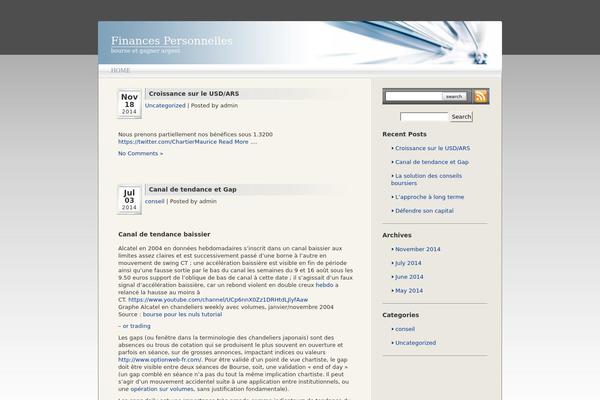 glass theme site design template sample