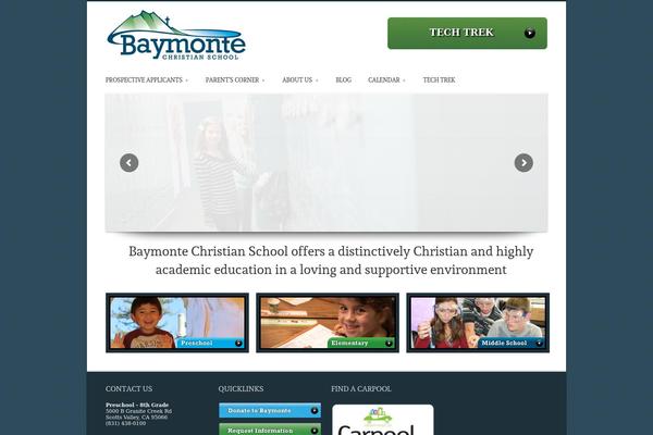 Site using Awesome-header plugin