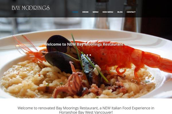 Paradise theme site design template sample