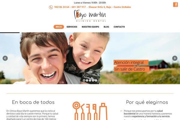 Dentalux theme site design template sample