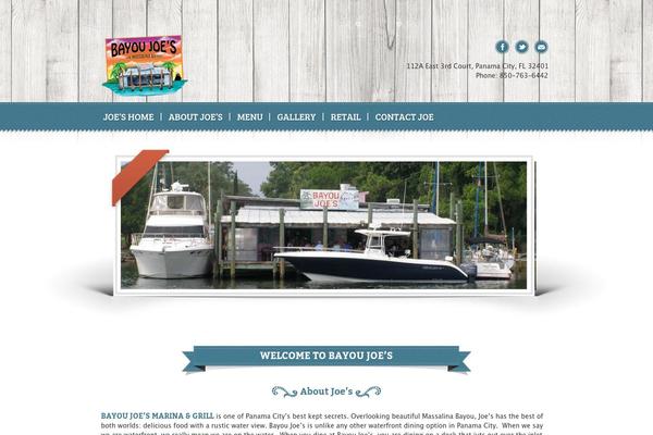 Seafresh theme site design template sample
