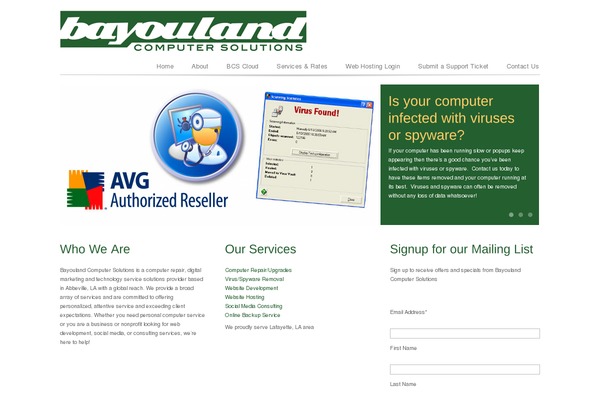 bayoulandcs.com site used Mediaconsulttheme