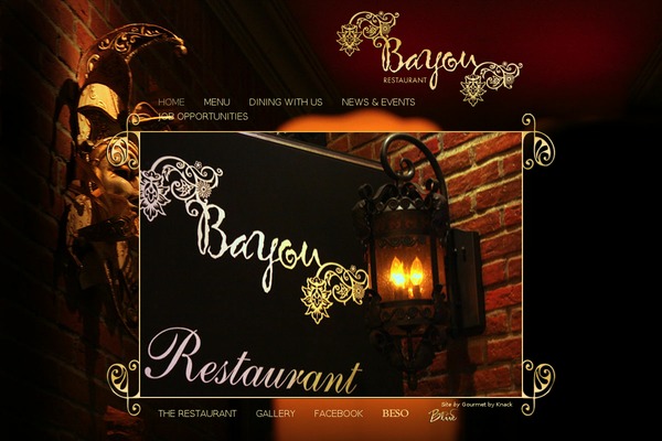 bayou theme websites examples