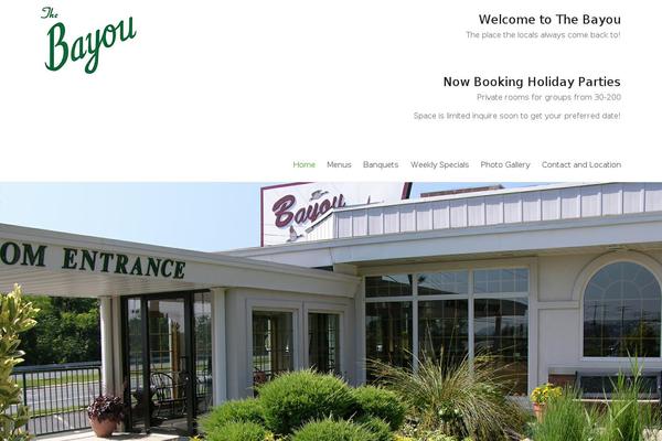 bayourestaurant.net site used Spacious