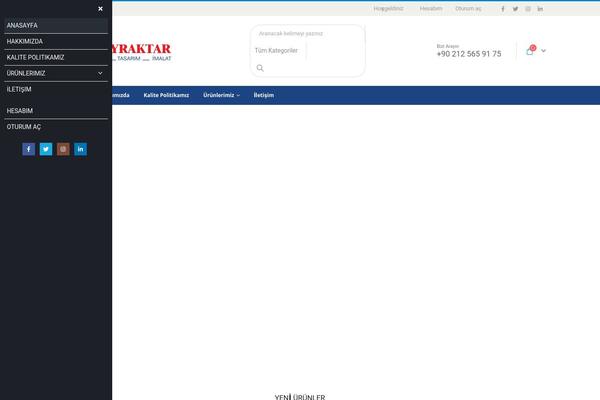 Porto theme site design template sample