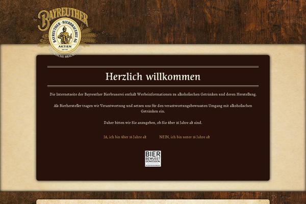 bayreuther-bier.de site used Bayreuther