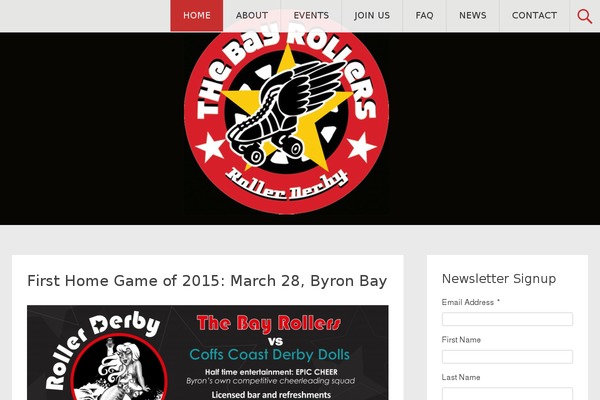 Radiate theme site design template sample