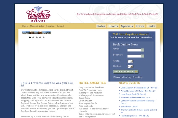 Bayshore theme site design template sample