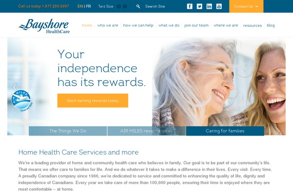 bayshore theme websites examples