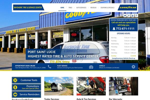 bayshoregoodyear.com site used Carpress-wp