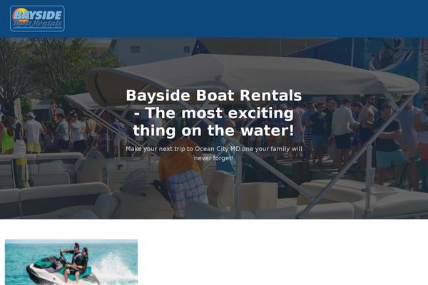 WP Bootstrap 4 theme site design template sample