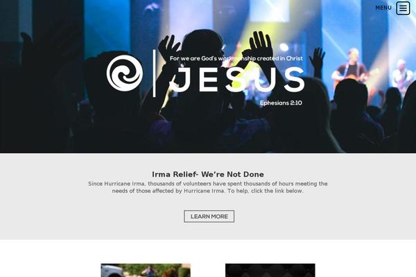 X Child theme site design template sample