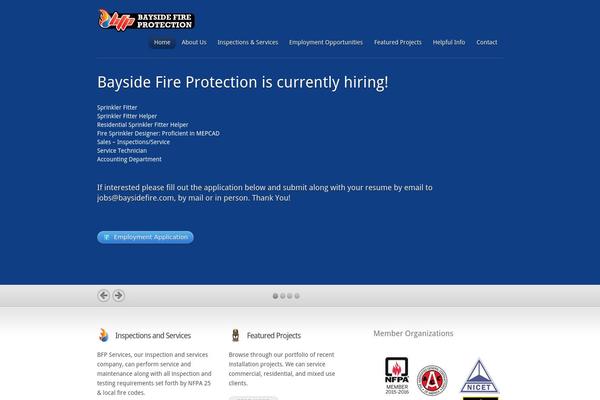 Inspire theme site design template sample