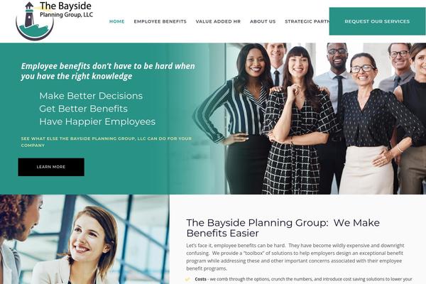 Bridge Child theme site design template sample