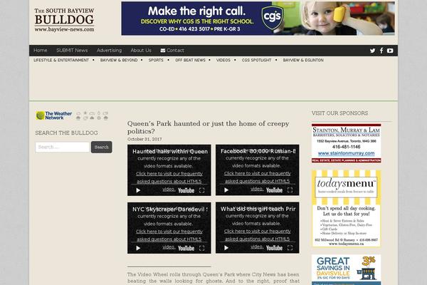 Site using Single Post Widget plugin