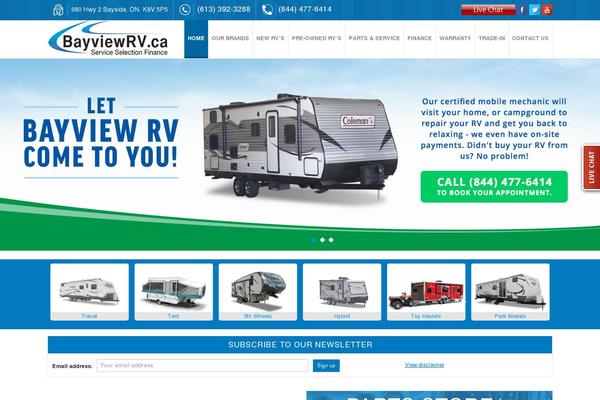 Site using MiniMax - Page Layout Builder plugin