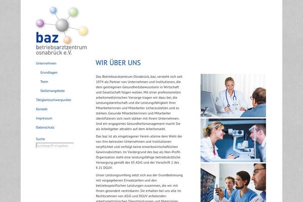 Lean theme site design template sample