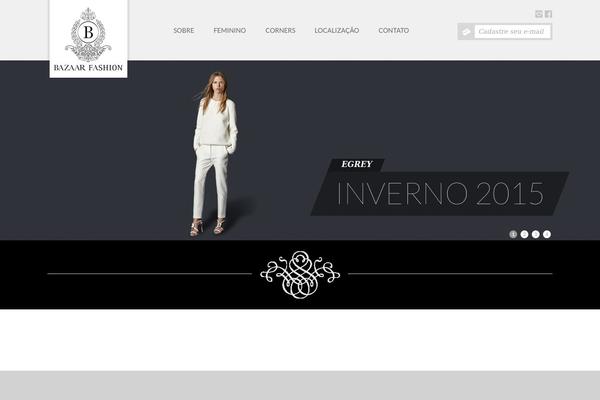 Bazaar theme site design template sample